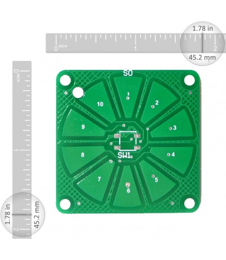 Capsense Scroll Wheel PCB-10 Sensors
